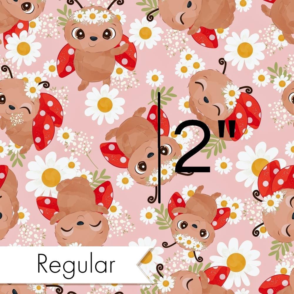 Design 586 Floral Lady Bug Fabric – made-to-order custom fabric by the metre | Fabric by Missy Rose