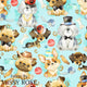Design 587 - Blue Dogs Fabric