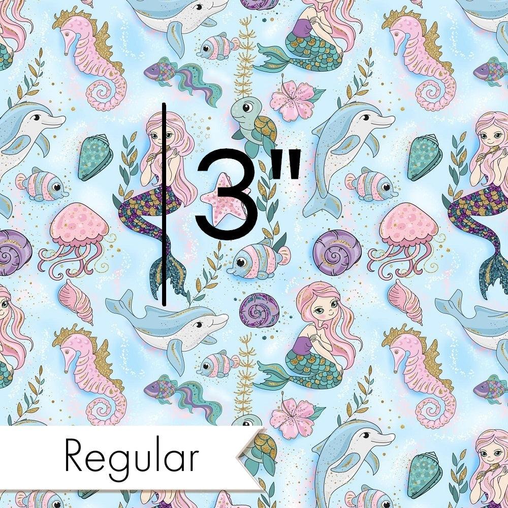 Design 588 Mermaid Dolphin Fabric – custom printed pre-order fabric Australia | Fabric by Missy Rose