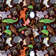 Design 590 - Brown Australian Animals Fabric