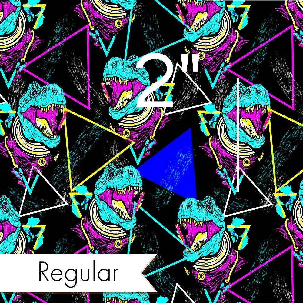 Design 593 Geometric Dinosaur Fabric – made-to-order custom fabric by the metre | Fabric by Missy Rose