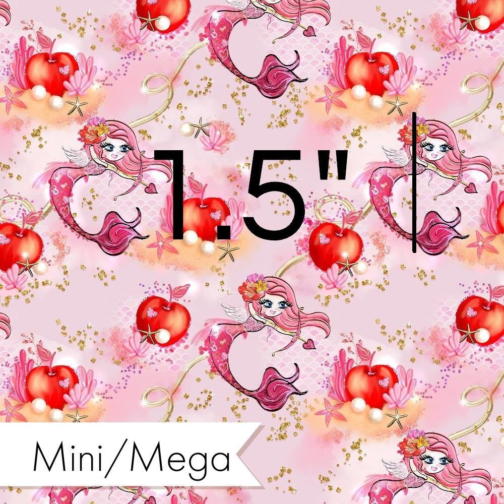 Design 596 Valentines Mermaid Fabric – Australian custom printed fabric pre-order | Fabric by Missy Rose