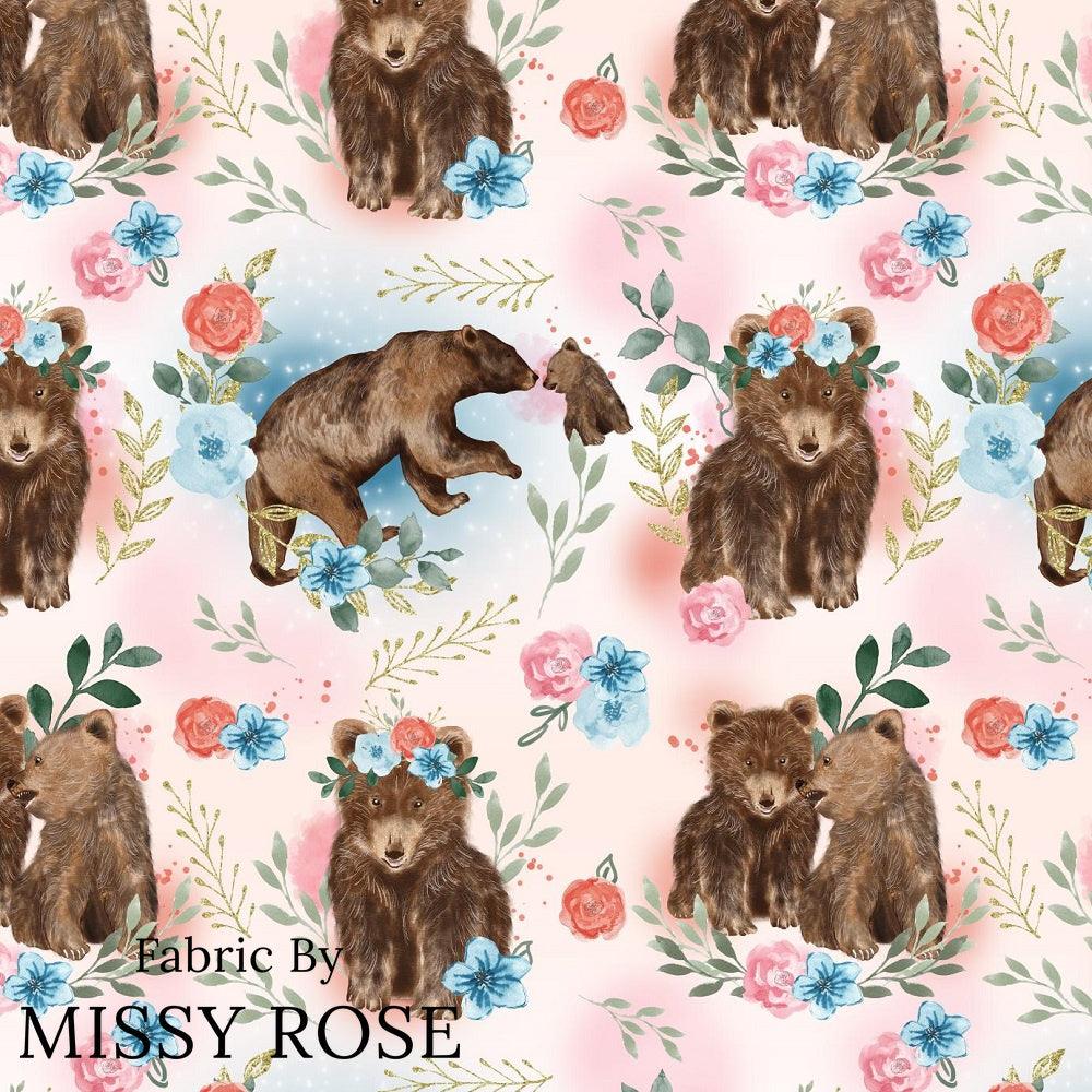 Design 598 Sweet Bear Fabric – pre-order designer fabric Australia | Fabric by Missy Rose