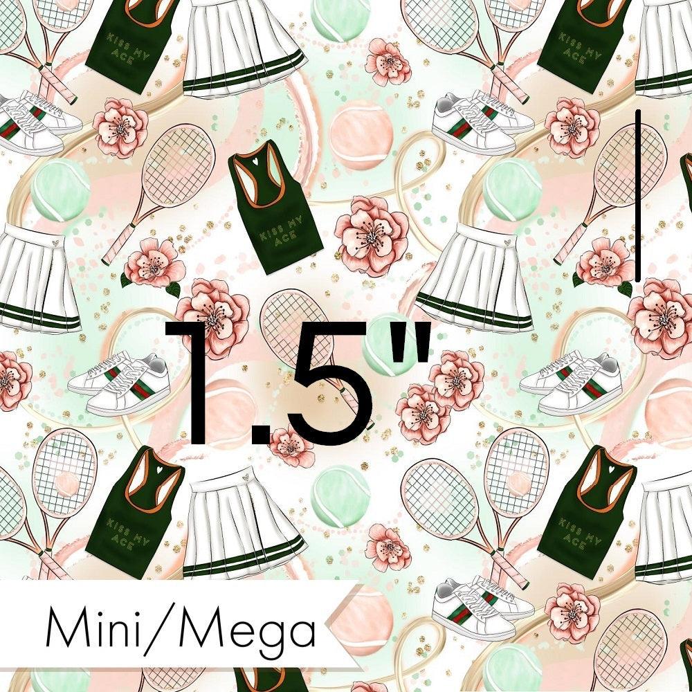Design 599 Tennis Fabric – premium custom printed fabric for sewing | Fabric by Missy Rose