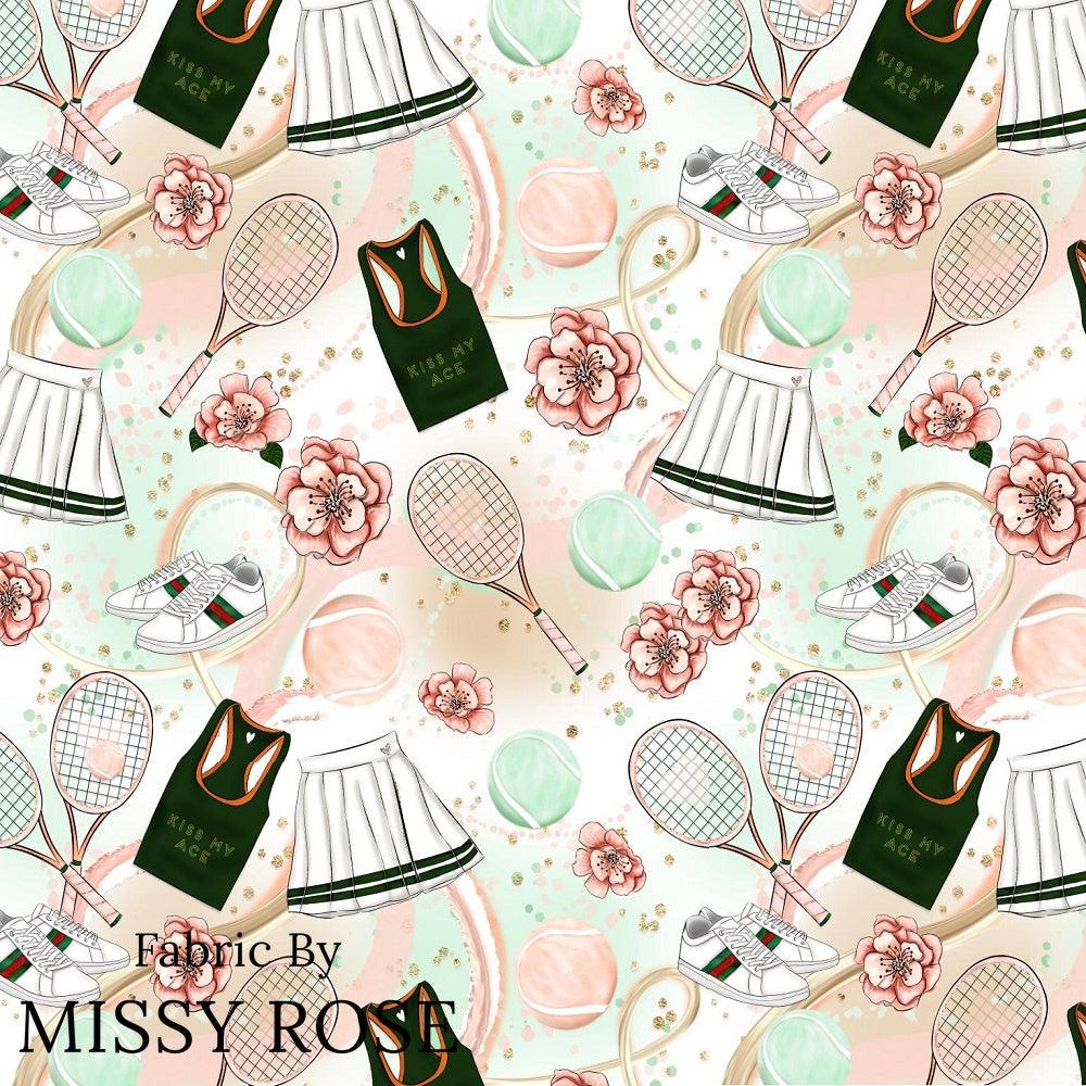 Design 599 Tennis Fabric – made-to-order custom fabric by the metre | Fabric by Missy Rose