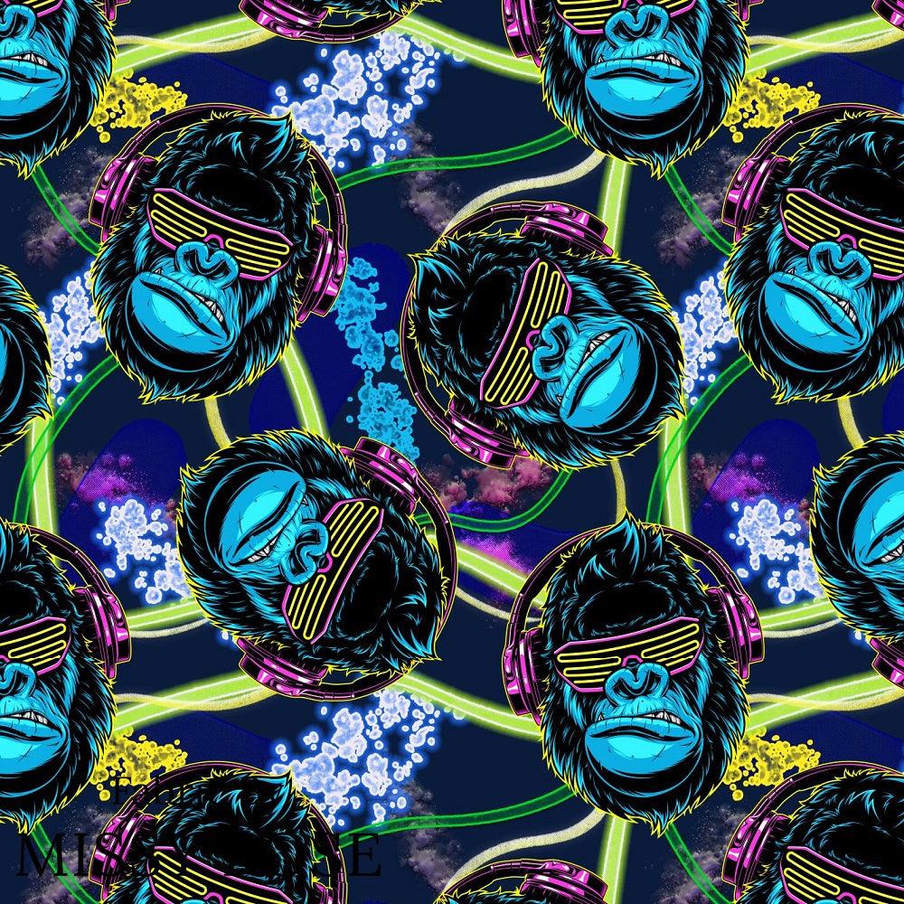 Design 60 Gorilla Fabric – made-to-order custom fabric by the metre | Fabric by Missy Rose
