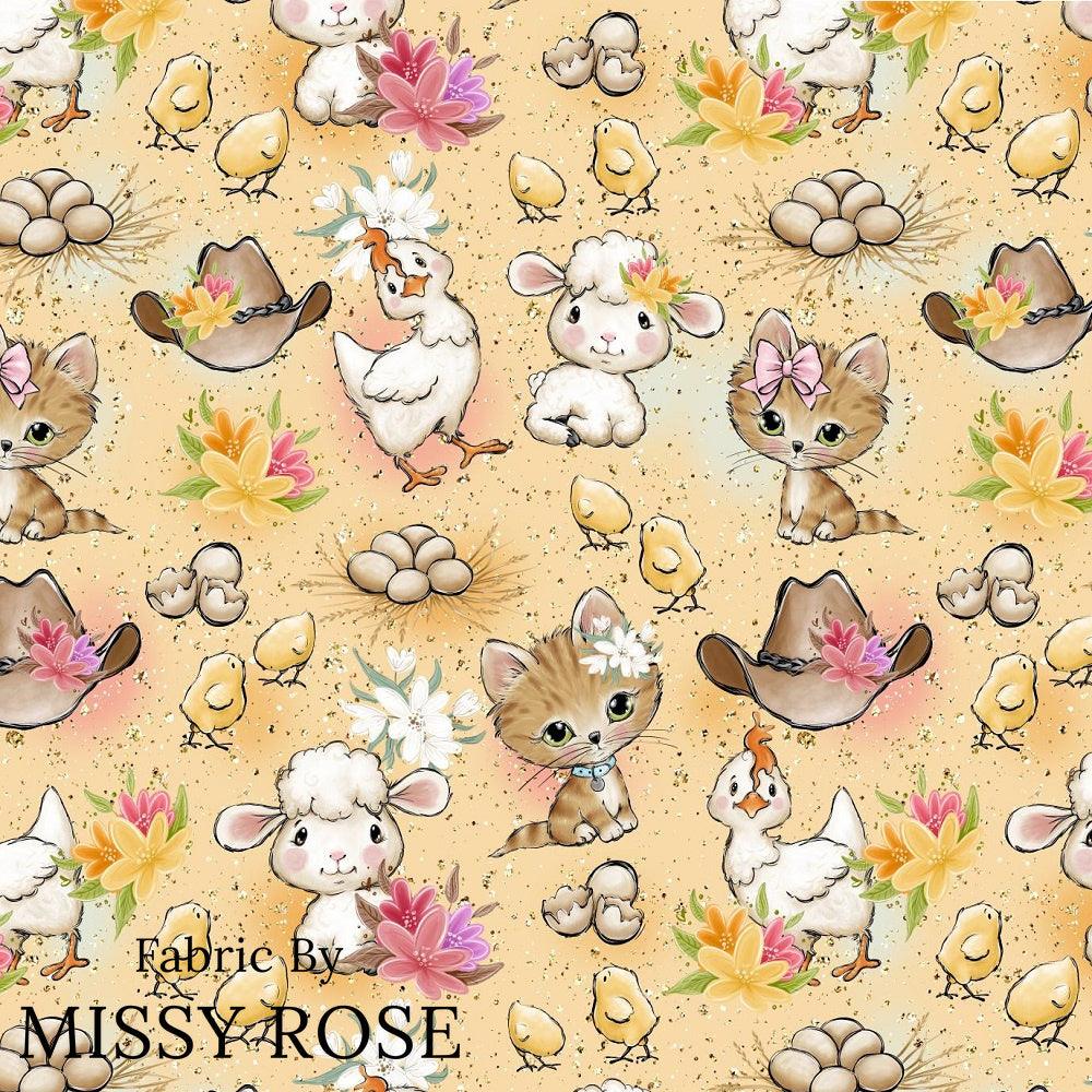 Design 600 Farm Girl Fabric – Australian custom printed fabric pre-order | Fabric by Missy Rose