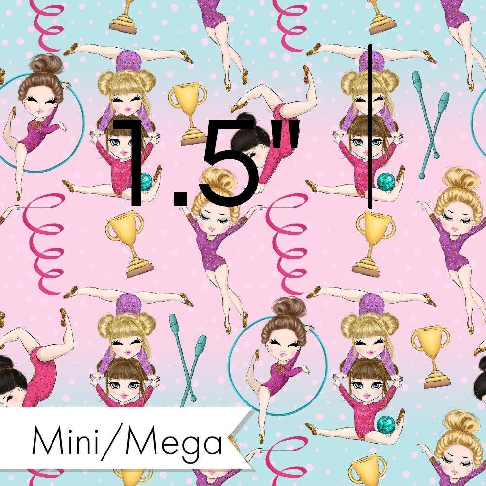 Design 603 Gymnastics Fabric – made-to-order custom fabric by the metre | Fabric by Missy Rose