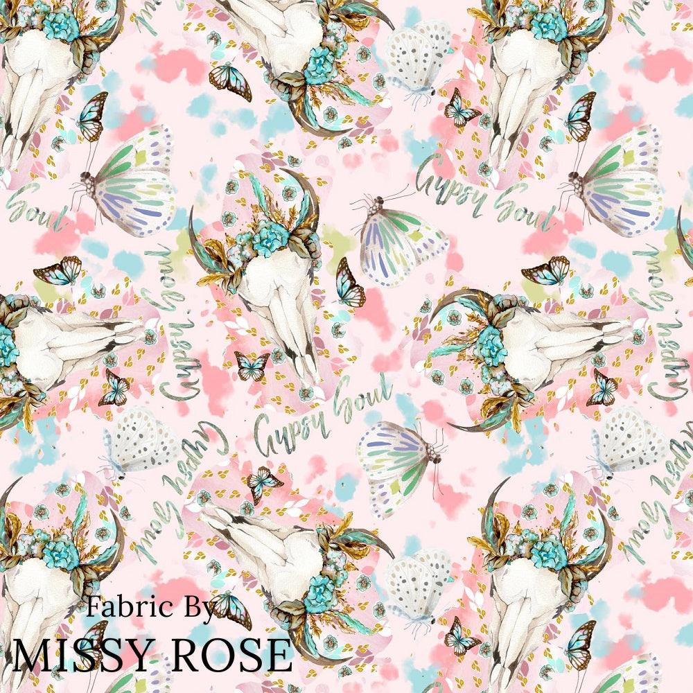 Design 608 Gypsy Soul Fabric – custom printed pre-order fabric Australia | Fabric by Missy Rose