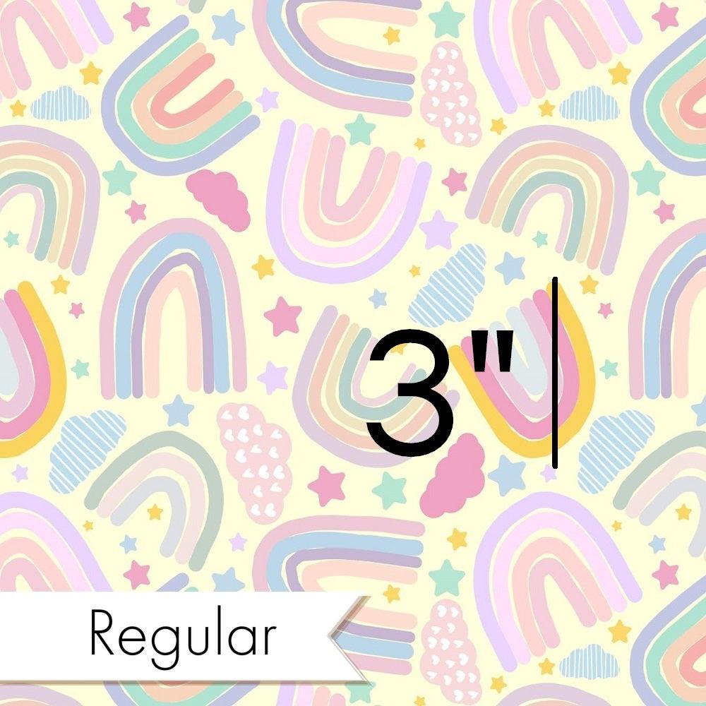 Design 609 Pastel Rainbow Fabric – pre-order designer fabric Australia | Fabric by Missy Rose