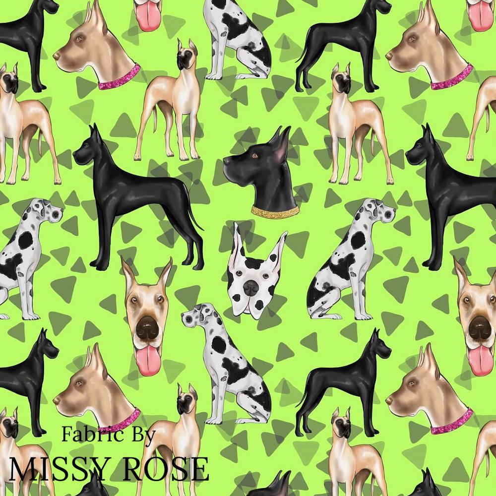 Design 61 Great Dane Fabric – Australian custom printed fabric pre-order | Fabric by Missy Rose