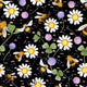 Design 610 - Black Bee Fabric