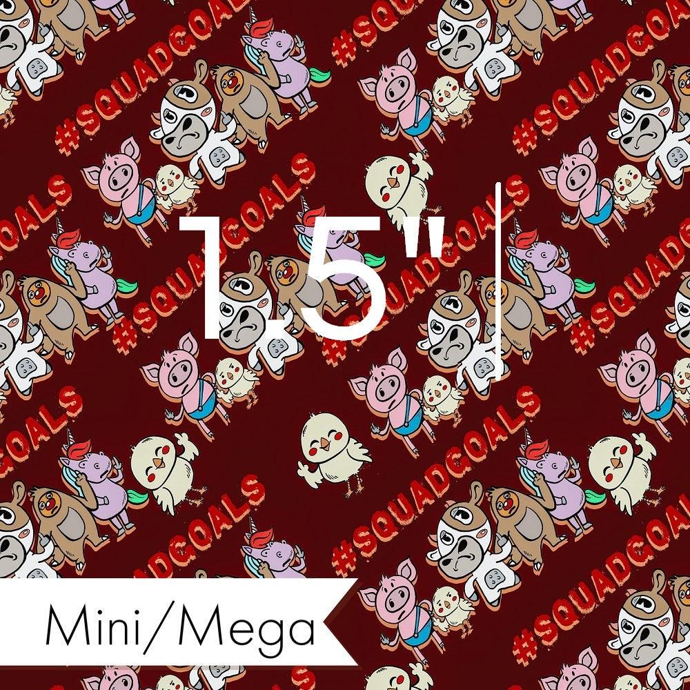 Design 614 Squad Goals Fabric – premium custom printed fabric for sewing | Fabric by Missy Rose