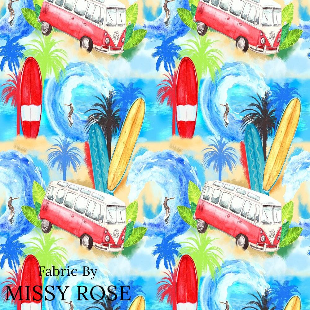 Design 617 Beach Fabric – Australian custom printed fabric pre-order | Fabric by Missy Rose