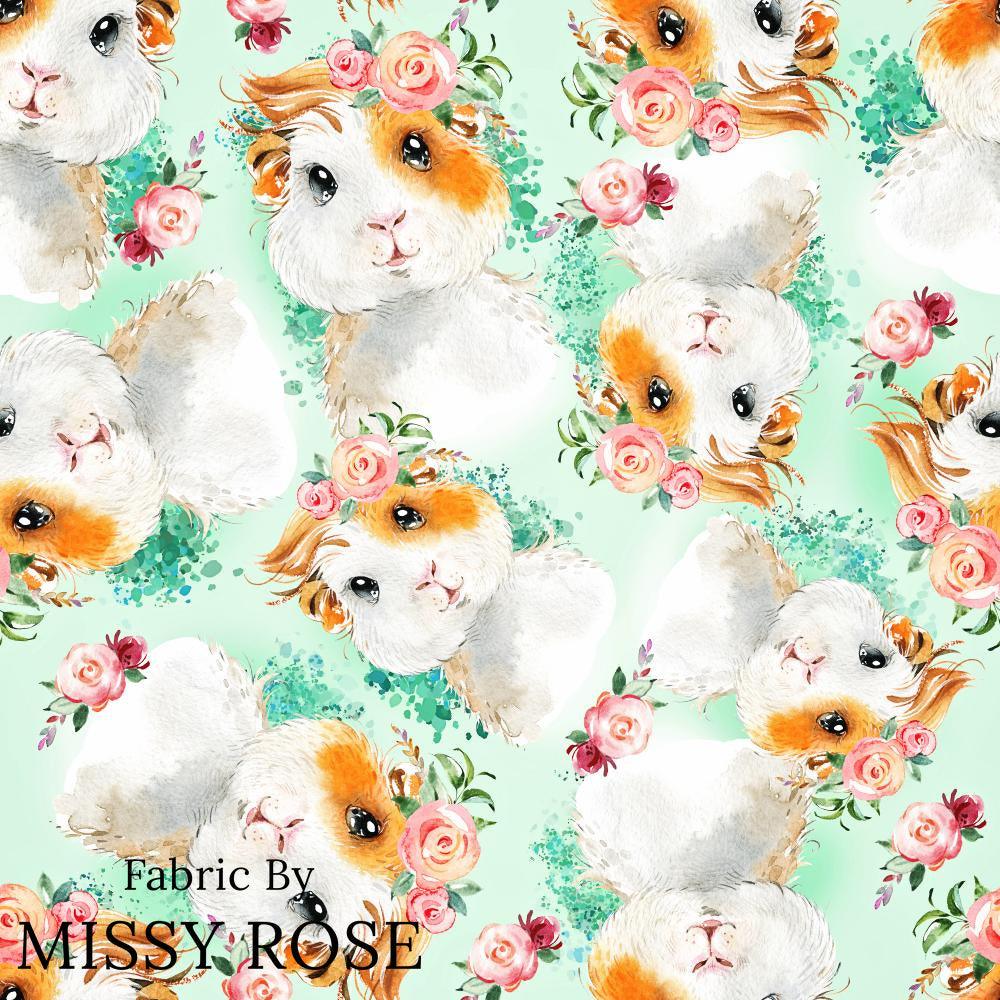 Design 62 Guinea Pig Fabric – premium custom printed fabric for sewing | Fabric by Missy Rose