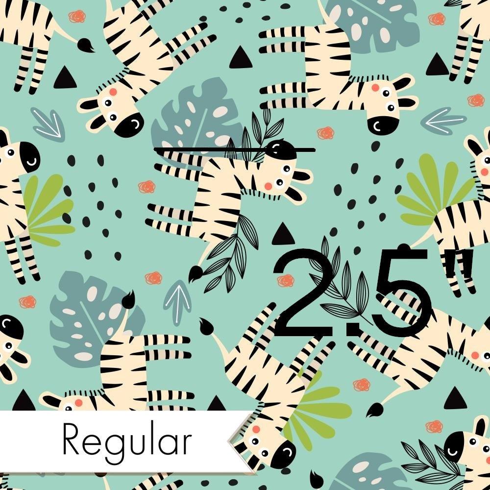 Design 621 Teal Zebra Fabric – made-to-order custom fabric by the metre | Fabric by Missy Rose