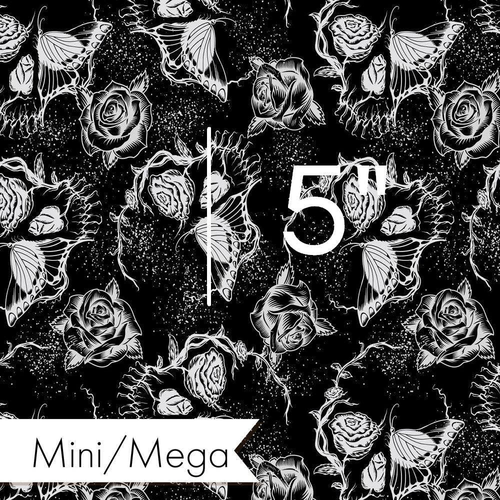 Design 622 Floral Skull Fabric – pre-order designer fabric Australia | Fabric by Missy Rose