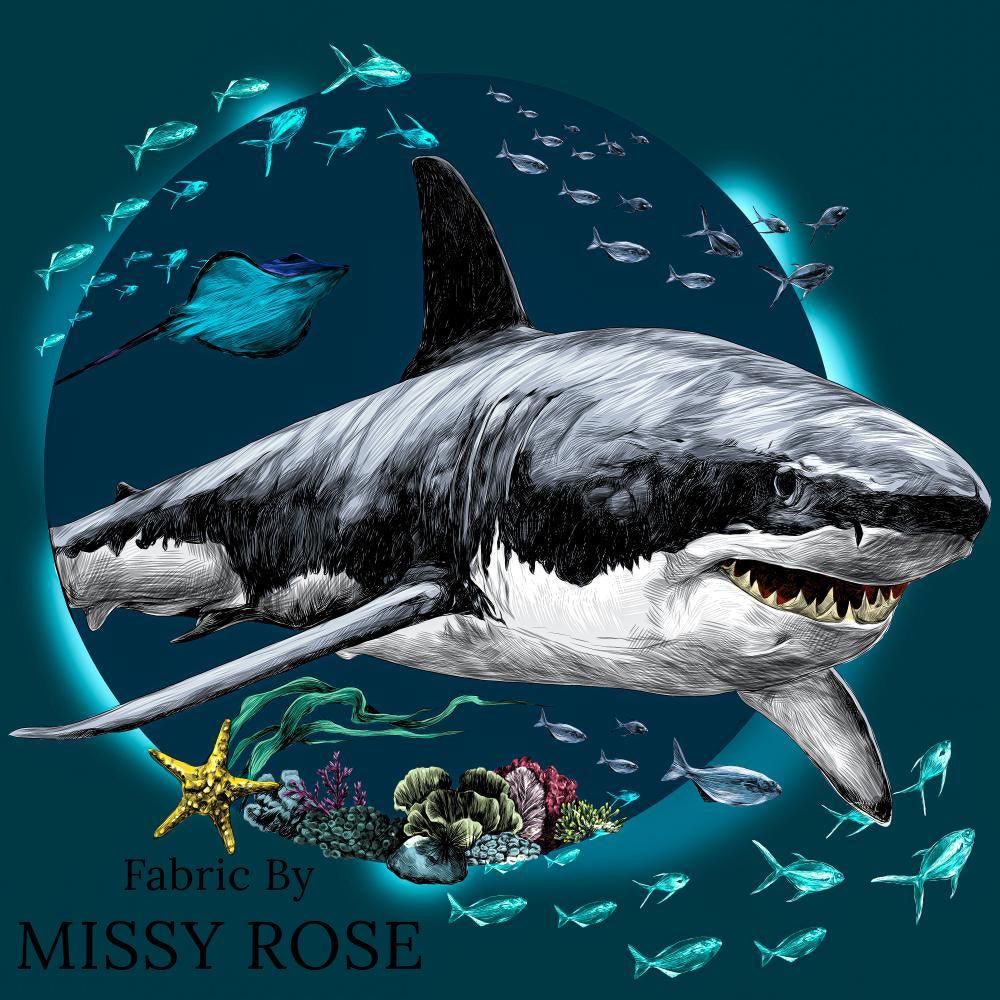 Design 624 Panel Fabric – custom printed pre-order fabric Australia | Fabric by Missy Rose