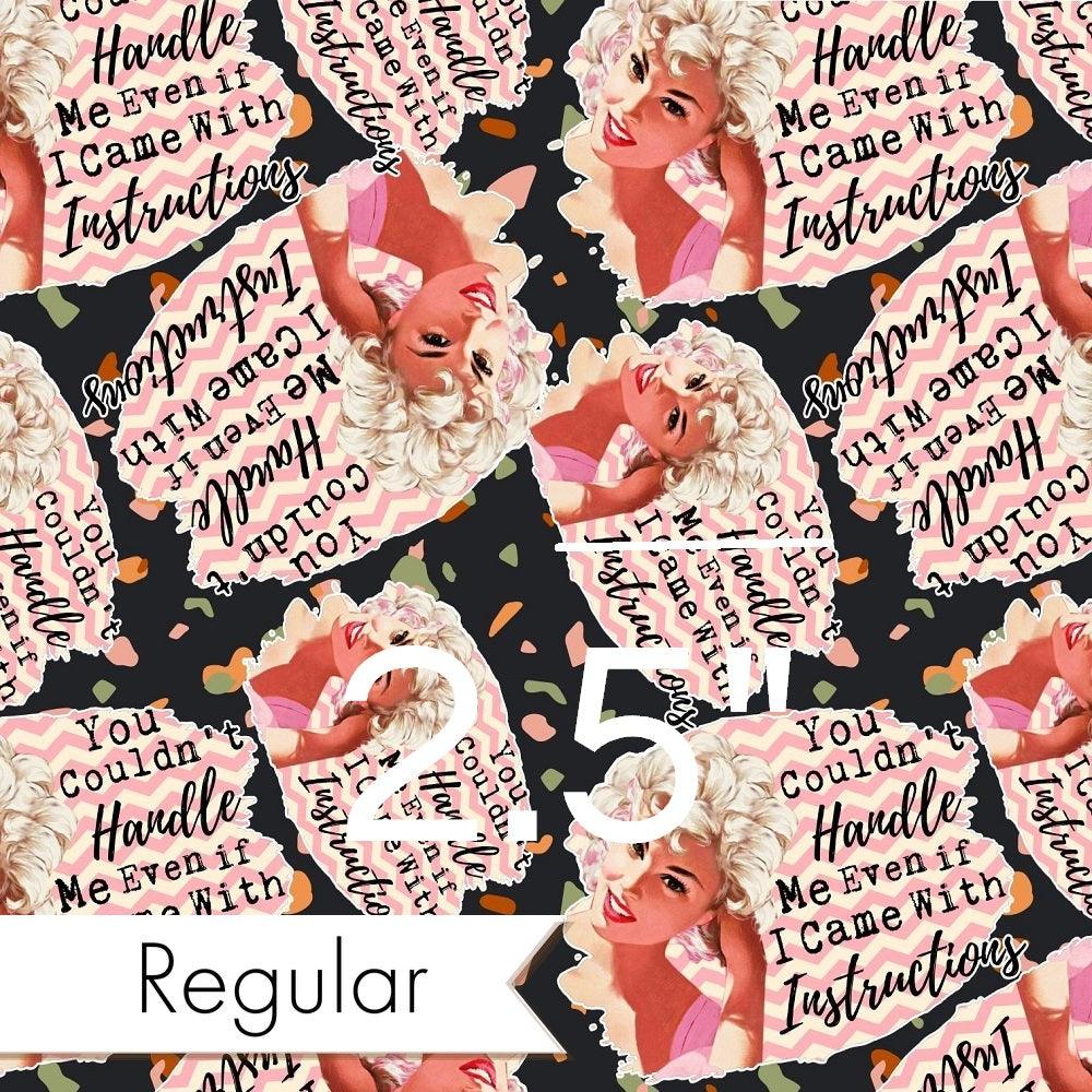 Design 627 Instructions Fabric – premium custom printed fabric for sewing | Fabric by Missy Rose