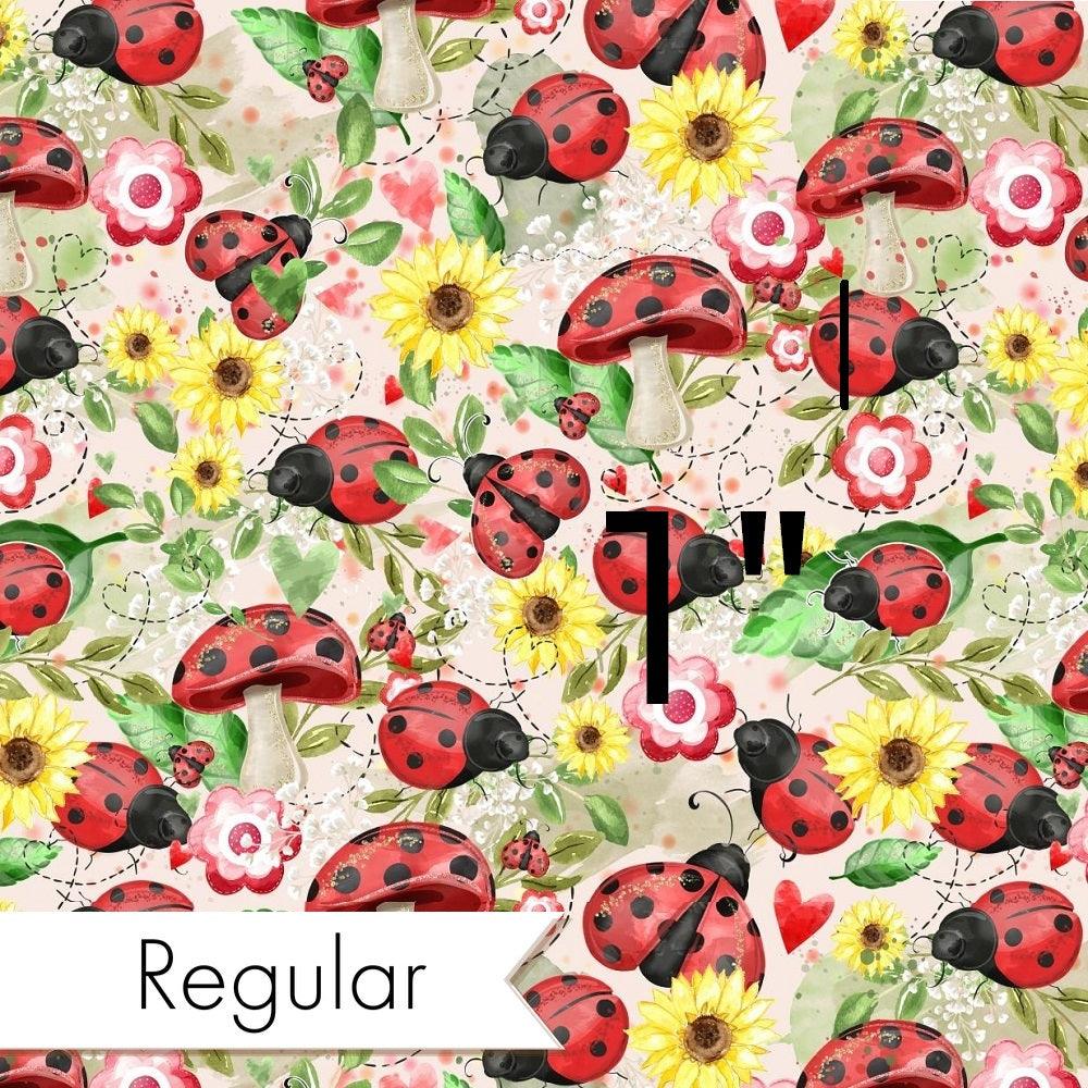 Design 629 Pink Lady Beetle Fabric – Australian custom printed fabric pre-order | Fabric by Missy Rose