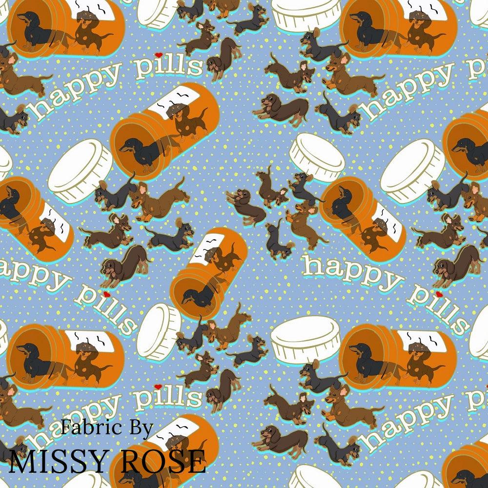 Design 63 Sausage Dog Fabric – made-to-order custom fabric by the metre | Fabric by Missy Rose