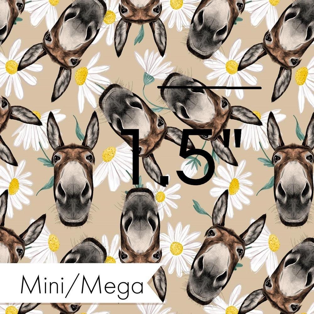 Design 630 Donkey Fabric – custom printed pre-order fabric Australia | Fabric by Missy Rose
