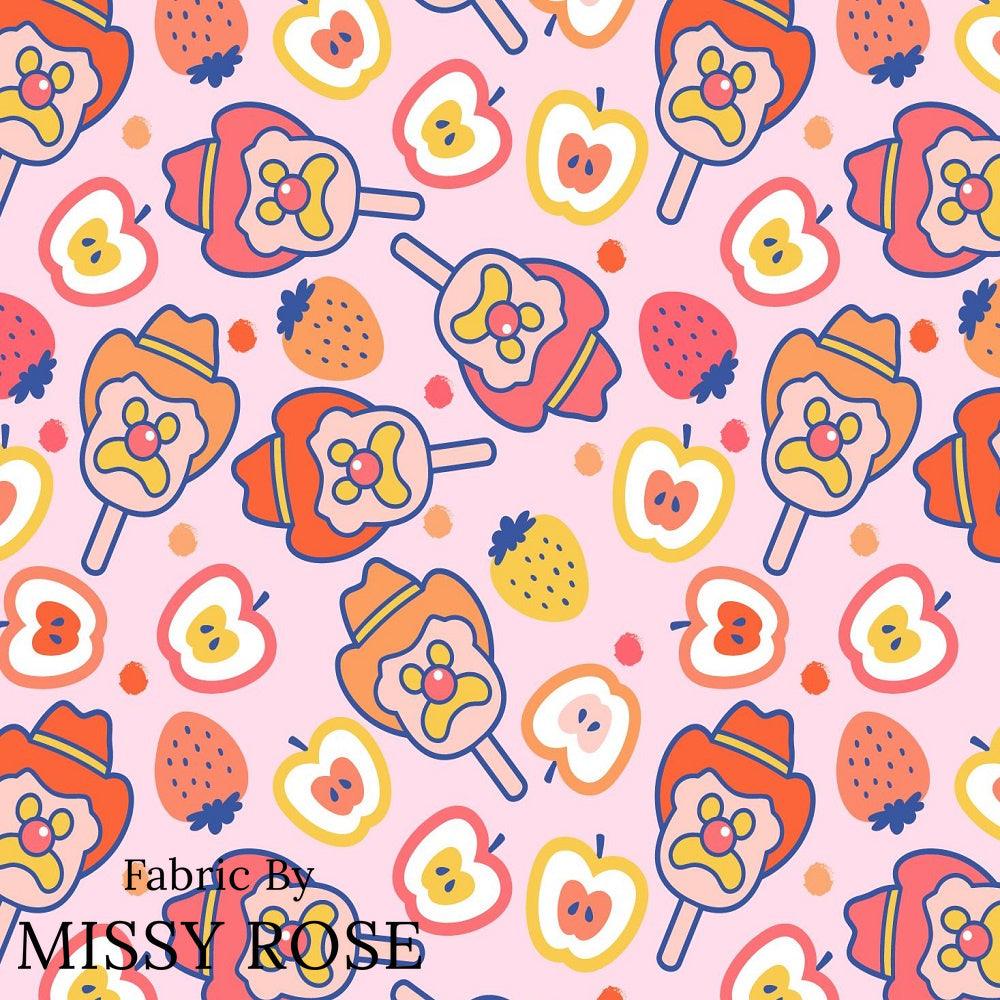 Design 631 Fruity Ice Cream Fabric – custom printed pre-order fabric Australia | Fabric by Missy Rose