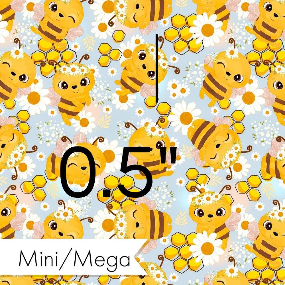 Design 637 Cute Honey Bee Fabric – custom printed pre-order fabric Australia | Fabric by Missy Rose