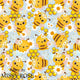 Design 637 - Cute Honey Bee Fabric