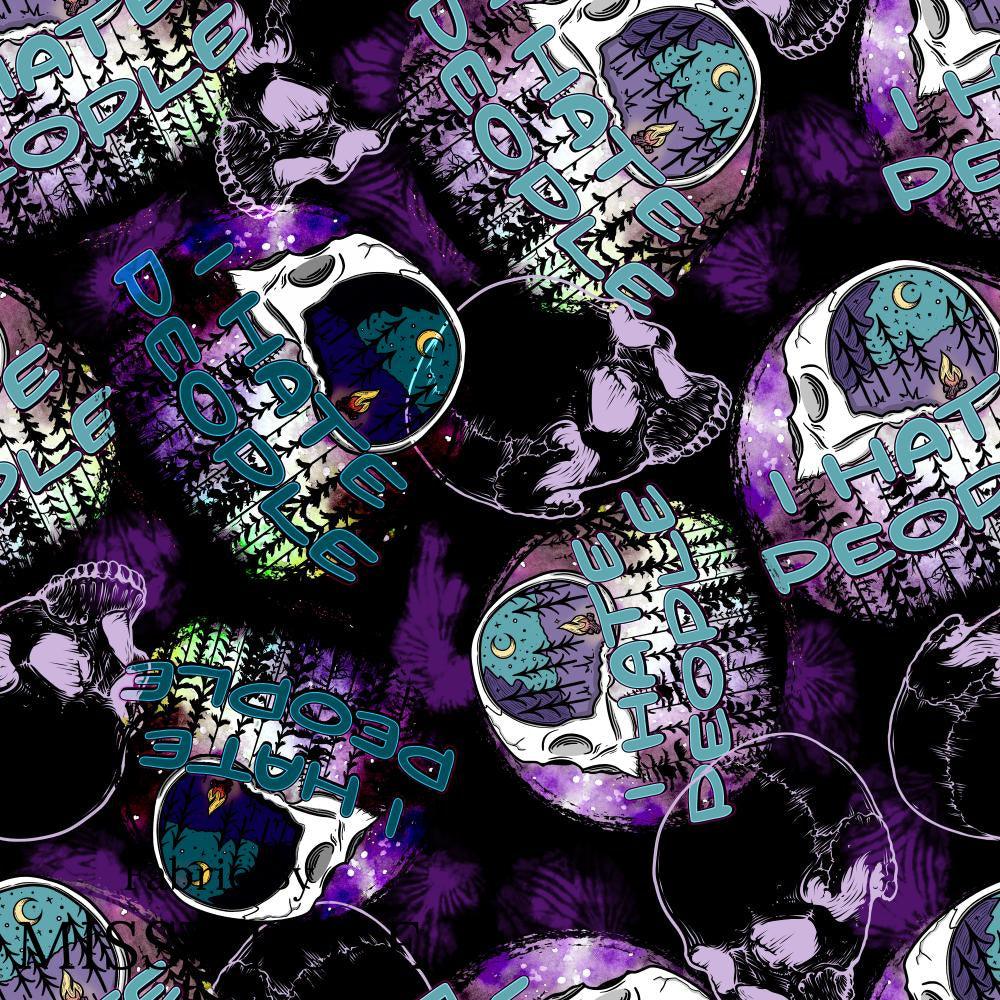 Design 64 Hate People Fabric – pre-order designer fabric Australia | Fabric by Missy Rose