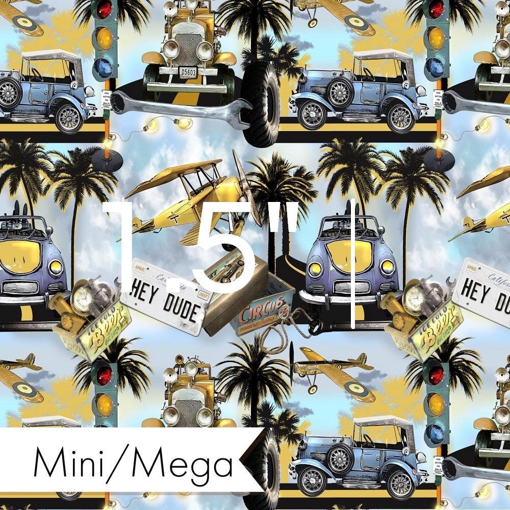 Design 644 Tropical Transport Fabric – premium custom printed fabric for sewing | Fabric by Missy Rose