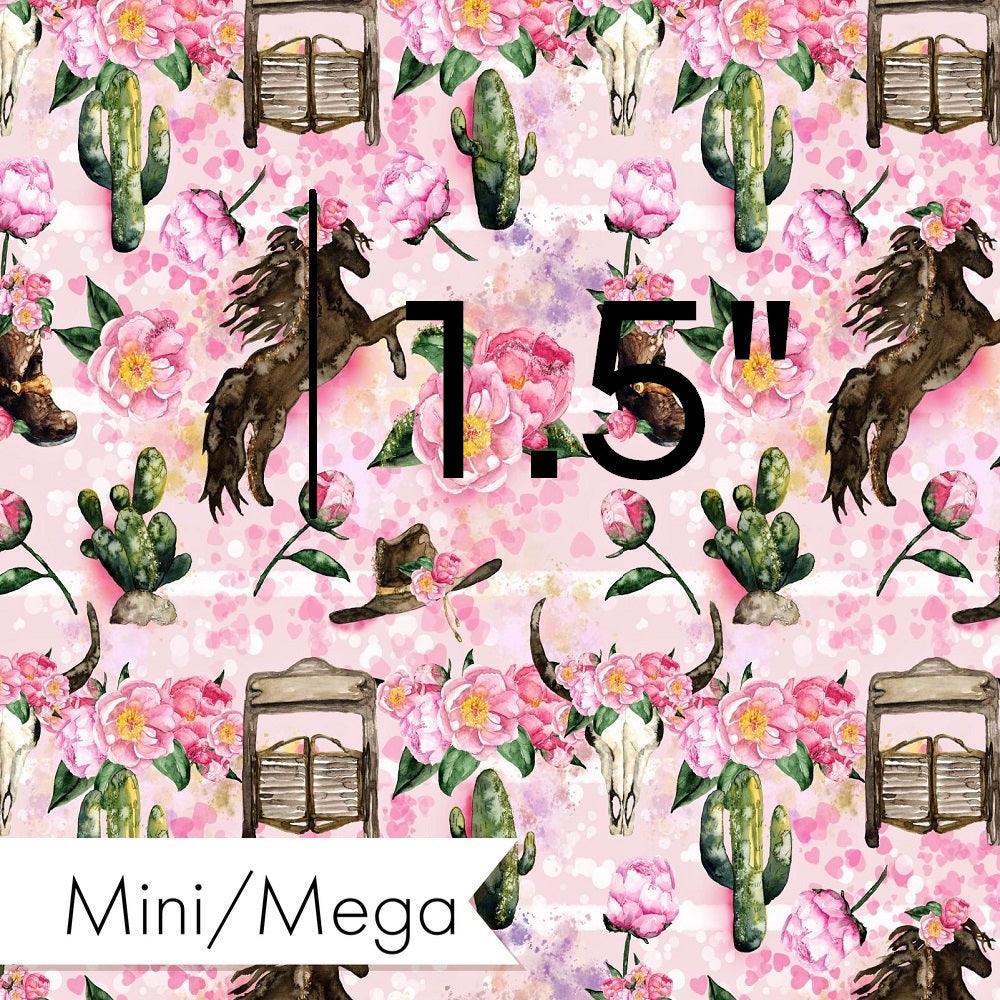 Design 645 Pink Horse Fabric – custom printed pre-order fabric Australia | Fabric by Missy Rose