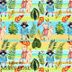 Design 646 - Tropical Animals Fabric
