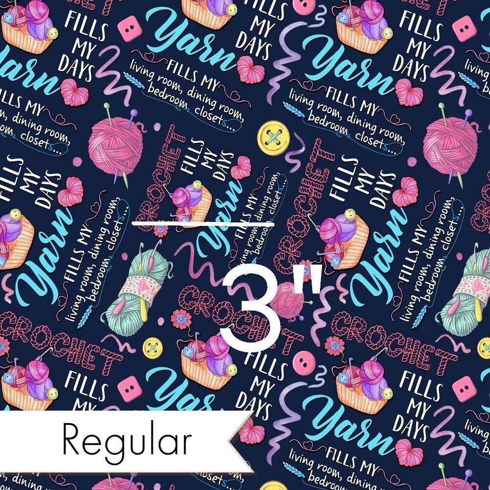 Design 647 Crochet Fabric – premium custom printed fabric for sewing | Fabric by Missy Rose