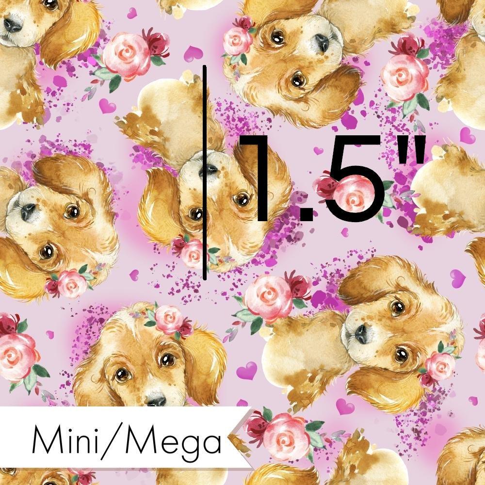 Design 651 Purple Dog Fabric – Australian custom printed fabric pre-order | Fabric by Missy Rose