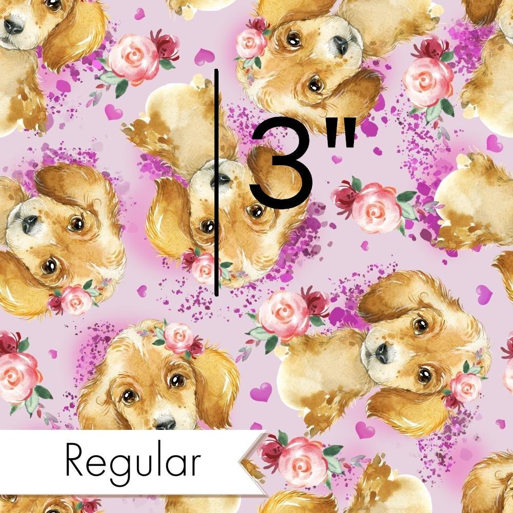 Design 651 Purple Dog Fabric – made-to-order custom fabric by the metre | Fabric by Missy Rose