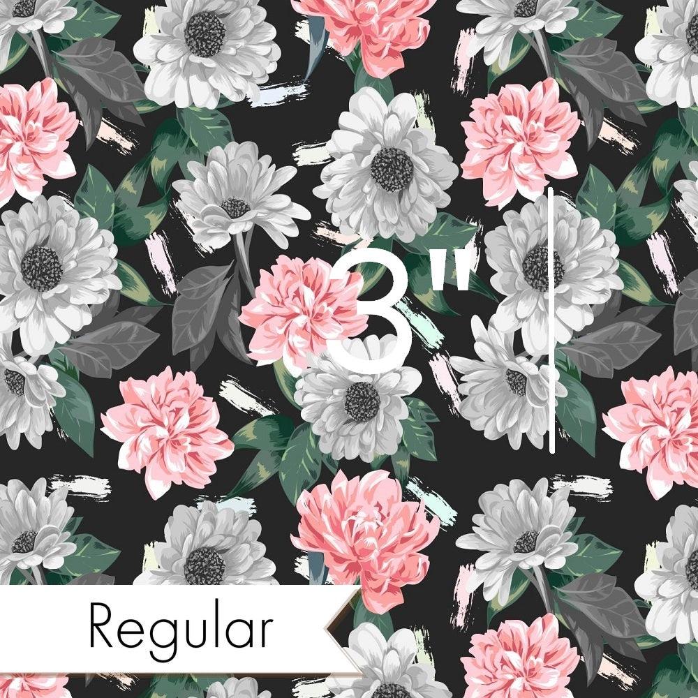 Design 654 Grey Floral Fabric – Australian custom printed fabric pre-order | Fabric by Missy Rose