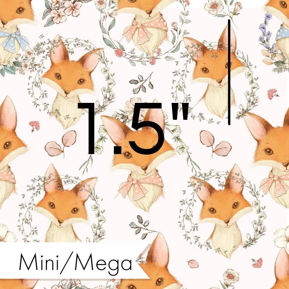 Design 656 Cute Fox Fabric – Australian custom printed fabric pre-order | Fabric by Missy Rose