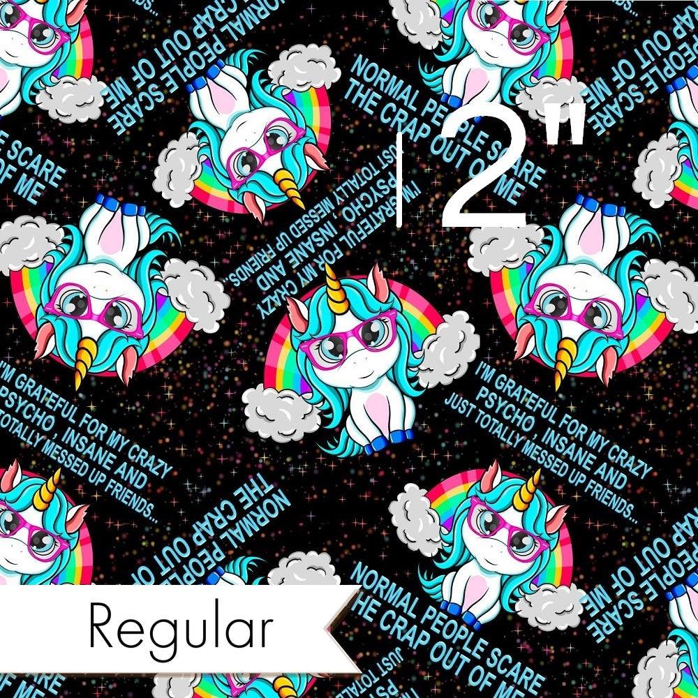 Design 659 Funny Unicorn Fabric – Australian custom printed fabric pre-order | Fabric by Missy Rose