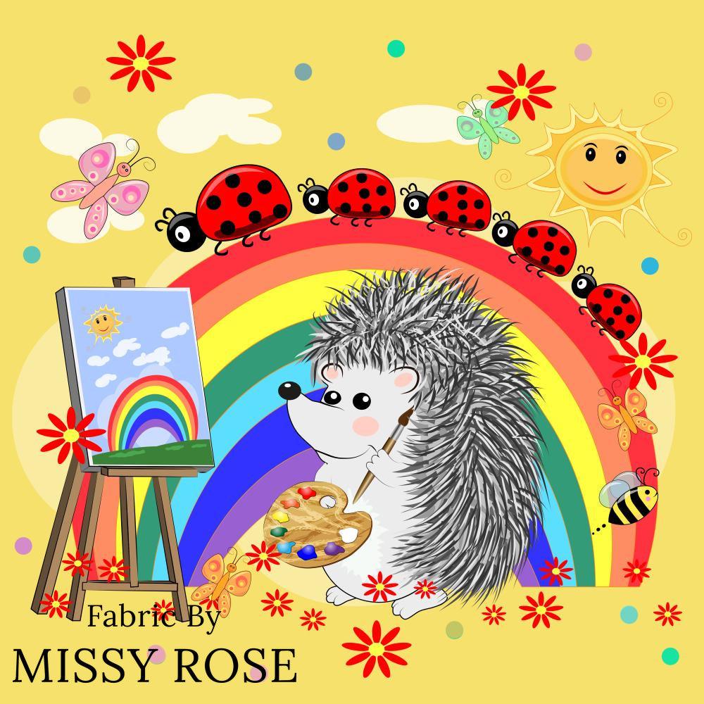 Design 66 Panel Fabric – Australian custom printed fabric pre-order | Fabric by Missy Rose