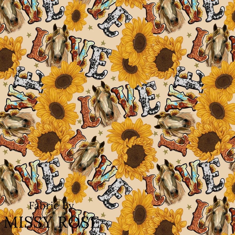 Design 660 Floral Love Fabric – Australian custom printed fabric pre-order | Fabric by Missy Rose