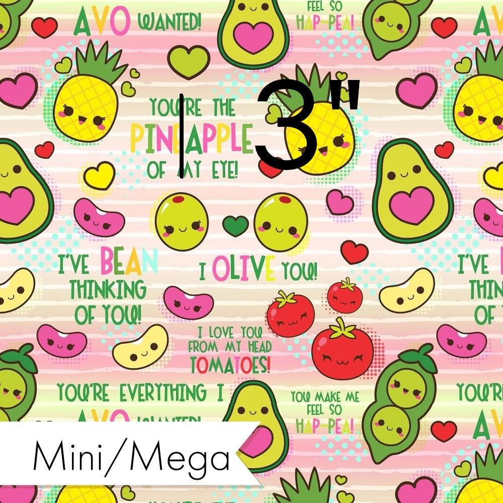 Design 665 Happy Food Fabric – pre-order designer fabric Australia | Fabric by Missy Rose