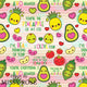 Design 665 - Happy Food Fabric