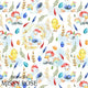 Design 666 - White Chicken Fabric