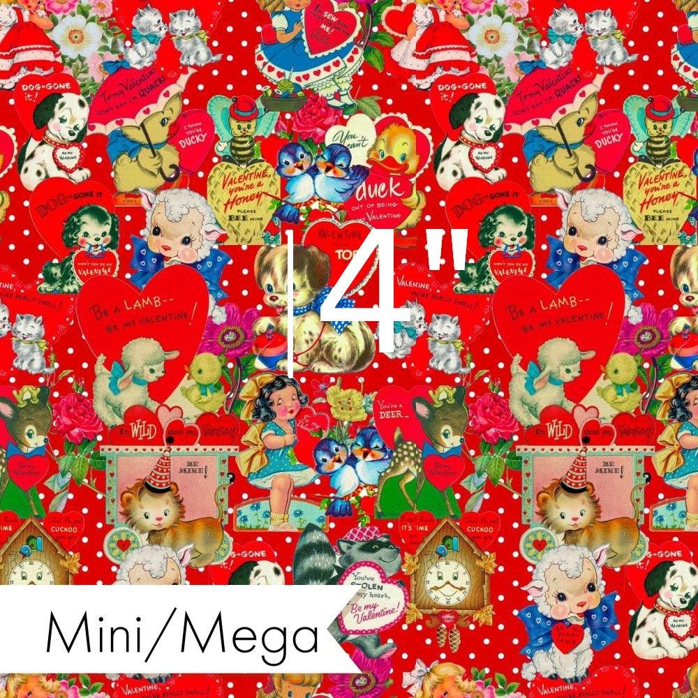Design 667 Vintage Animals Fabric – custom printed pre-order fabric Australia | Fabric by Missy Rose