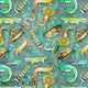 Design 674 - Reptiles Fabric