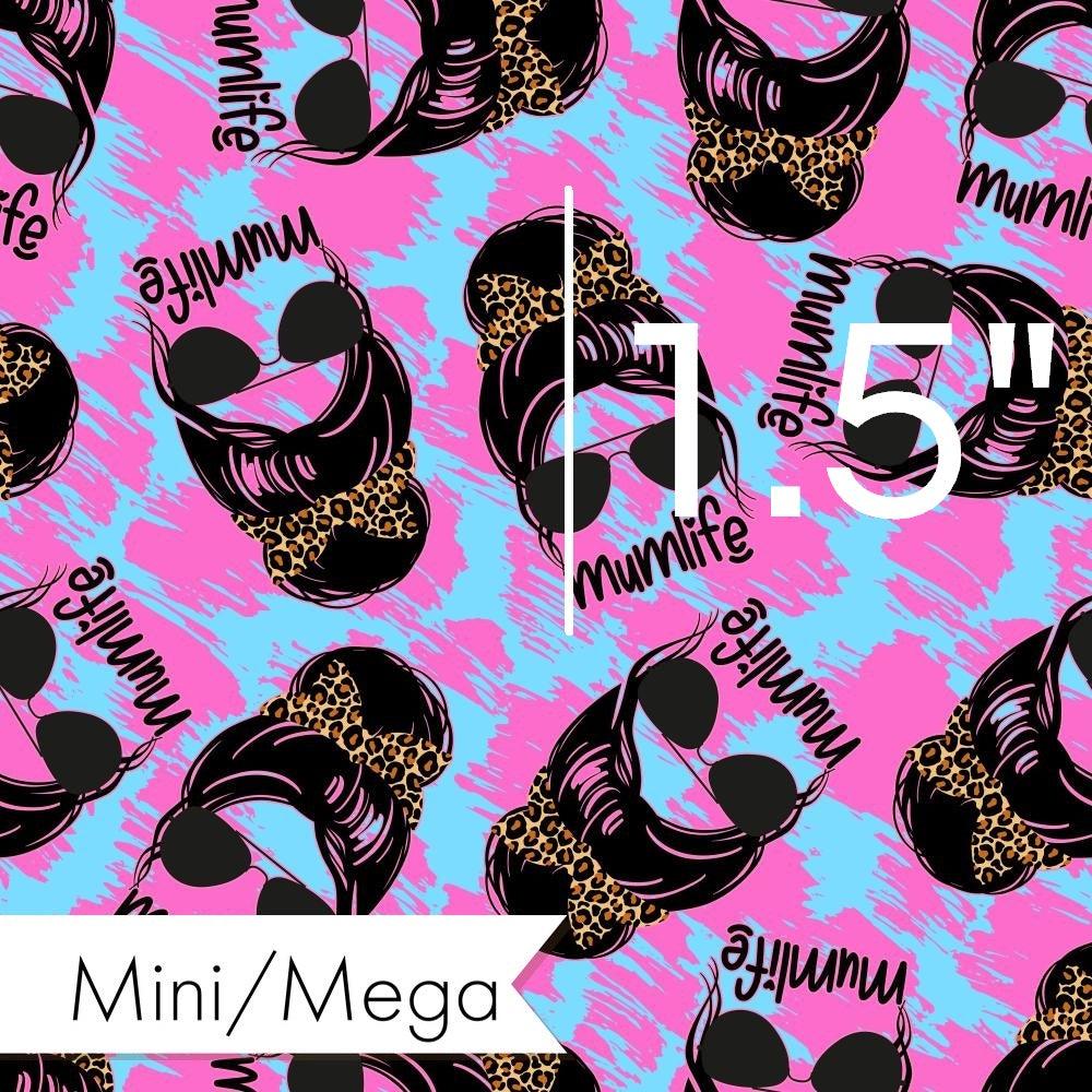 Design 68 Mum Life Fabric – premium custom printed fabric for sewing | Fabric by Missy Rose