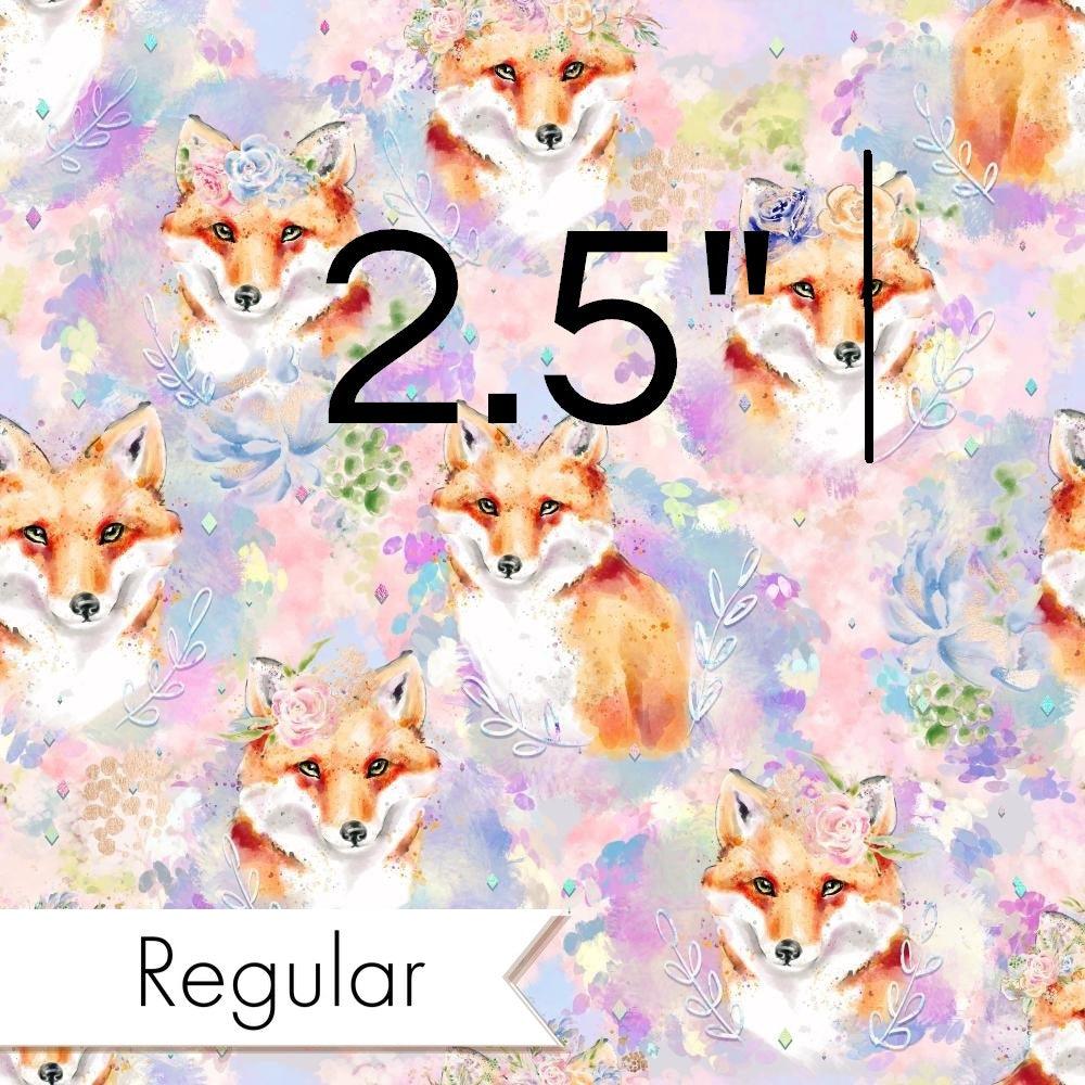 Design 681 Purple Fox Fabric – made-to-order custom fabric by the metre | Fabric by Missy Rose