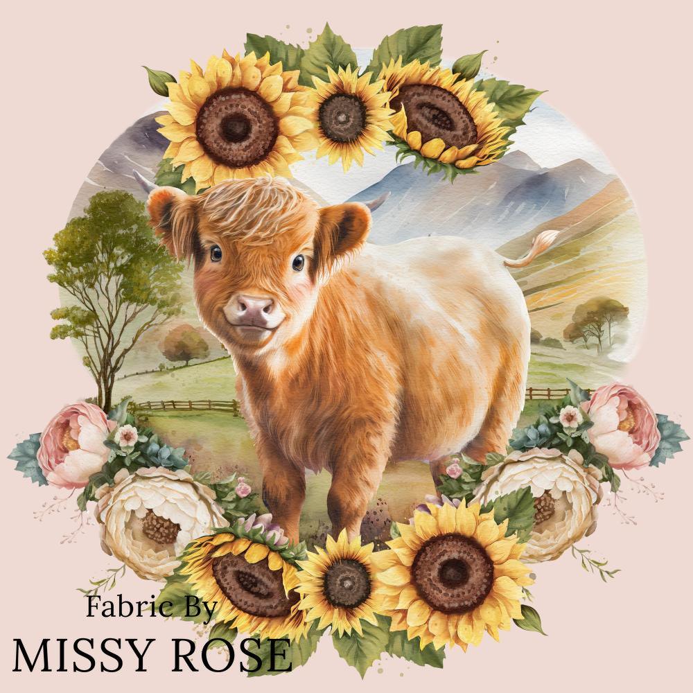 Design 684 Panel Fabric – custom printed pre-order fabric Australia | Fabric by Missy Rose