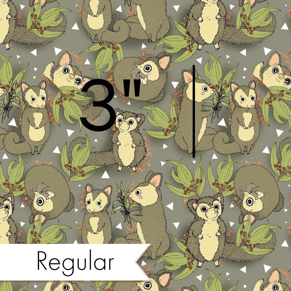 Design 687 Cute Possum Fabric – Australian custom printed fabric pre-order | Fabric by Missy Rose